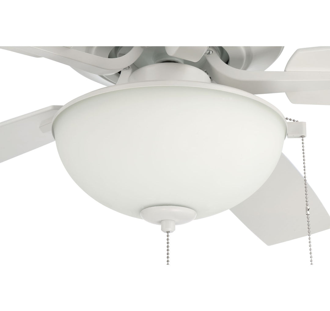 52in Outdoor Pro Plus 211 in White w/ Matte White Blades