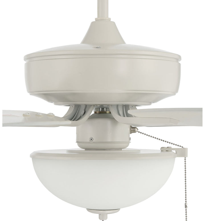 52in Outdoor Pro Plus 211 in White w/ Matte White Blades