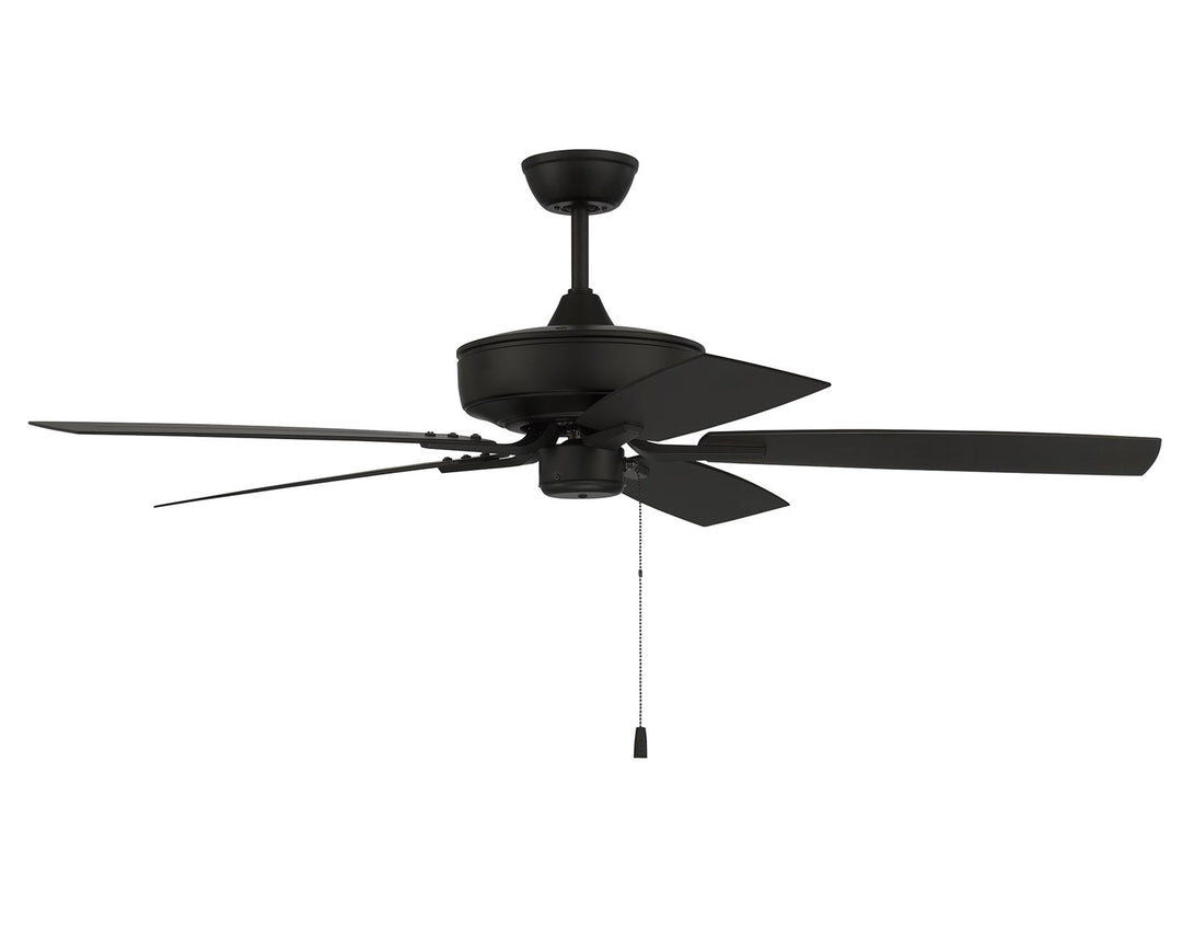 52in Outdoor Pro Plus 52 in Flat Black w/ Flat Black Blades by Craftmade
