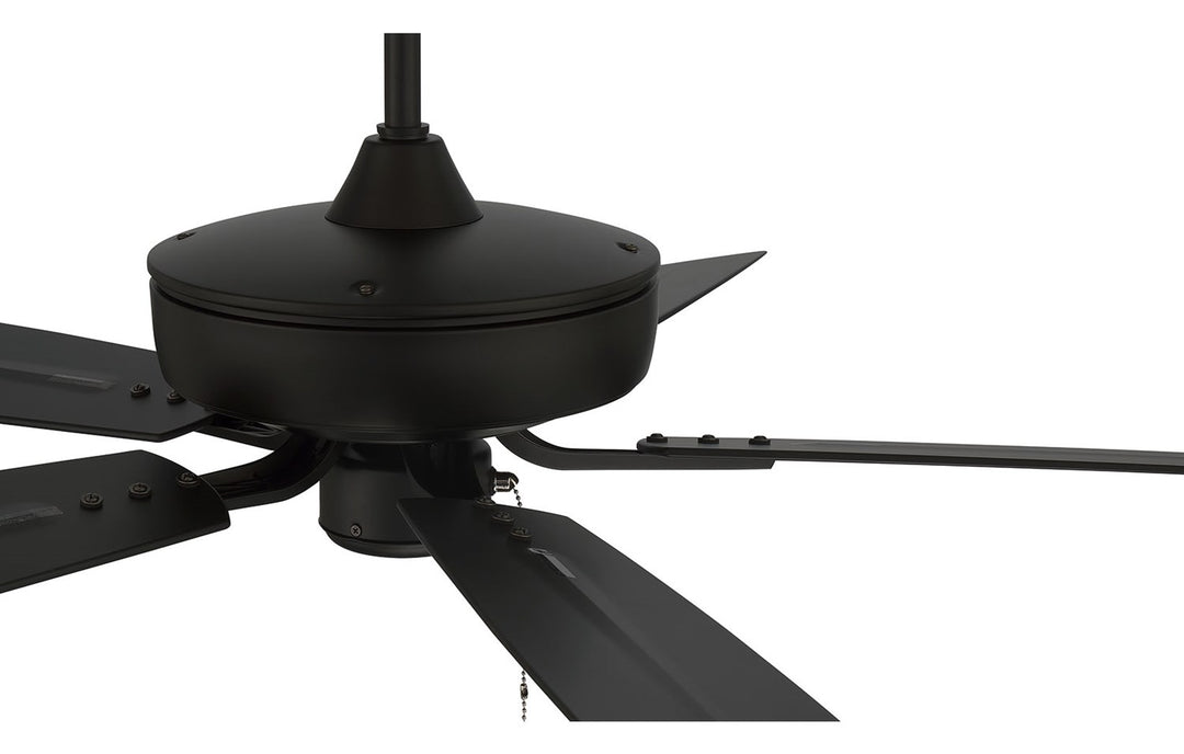 52in Outdoor Pro Plus 52 in Flat Black w/ Flat Black Blades