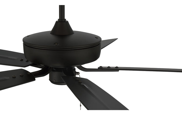 52in Outdoor Pro Plus 52 in Flat Black w/ Flat Black Blades