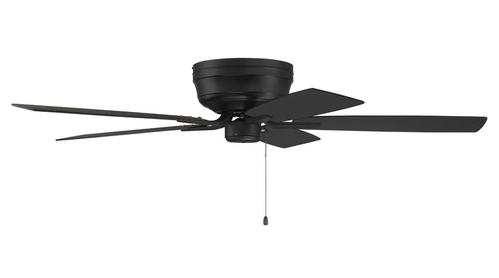 52in Pro Plus Hugger in Flat Black  w/ Flat Black/Greywood Blades