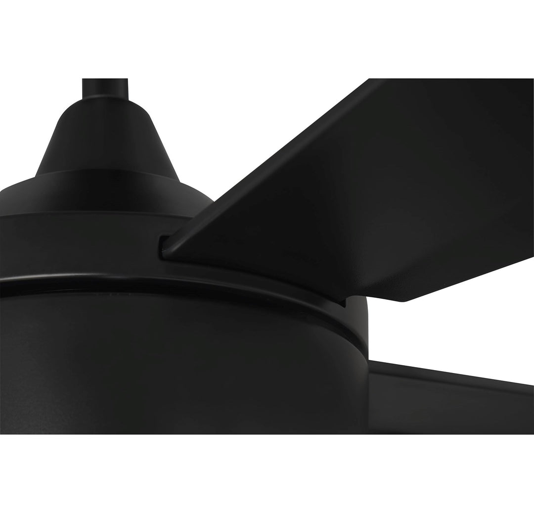 42in TheoFlat Black Finish Flat Black Blades Light Kit Inlcuded (Optional)