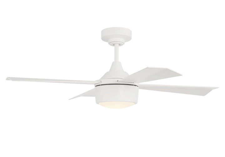 42in TheoWhite Finish White Blades Light Kit Inlcuded (Optional)