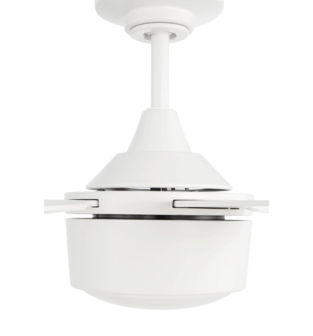 42in TheoWhite Finish White Blades Light Kit Inlcuded (Optional)