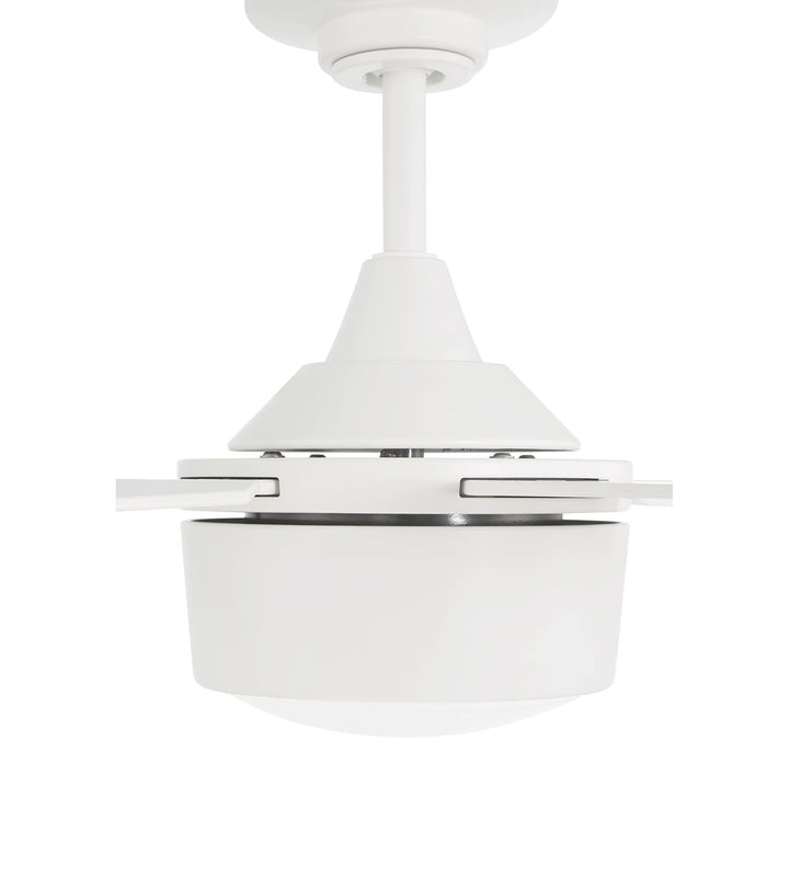 42in TheoWhite Finish White Blades Light Kit Inlcuded (Optional)