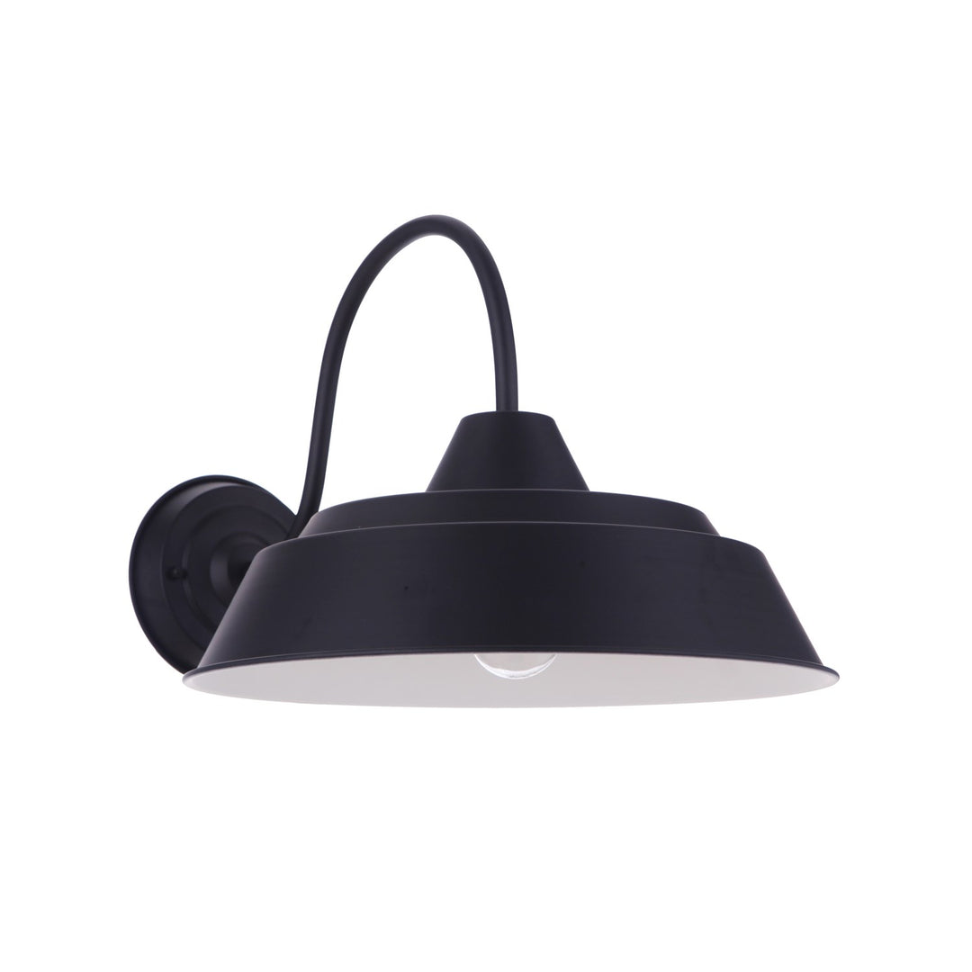 Landmark 1 Light 15in Outdoor Wall Mount in Midnight by Craftmade