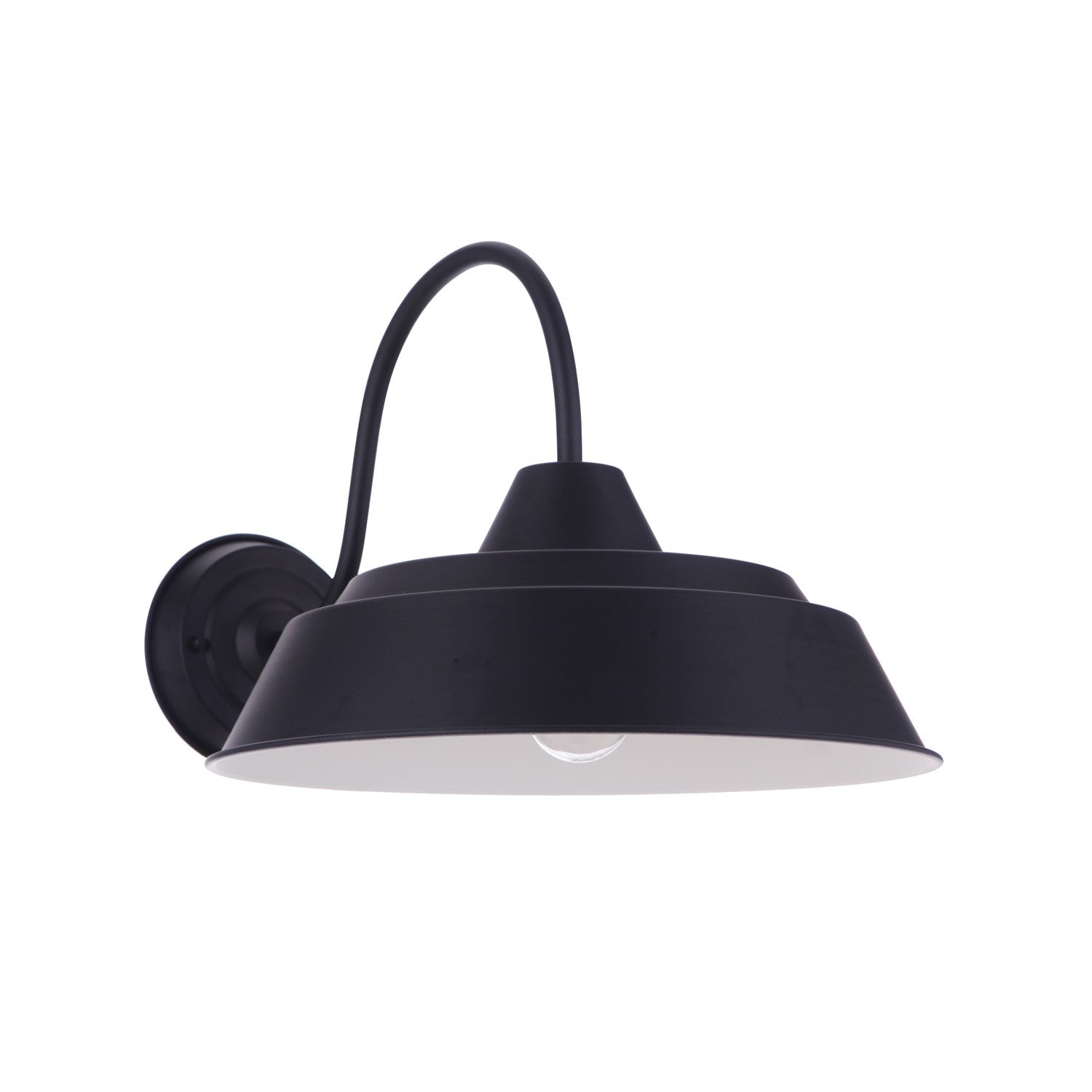 Landmark 1 Light 15in Outdoor Wall Mount in Midnight by Craftmade
