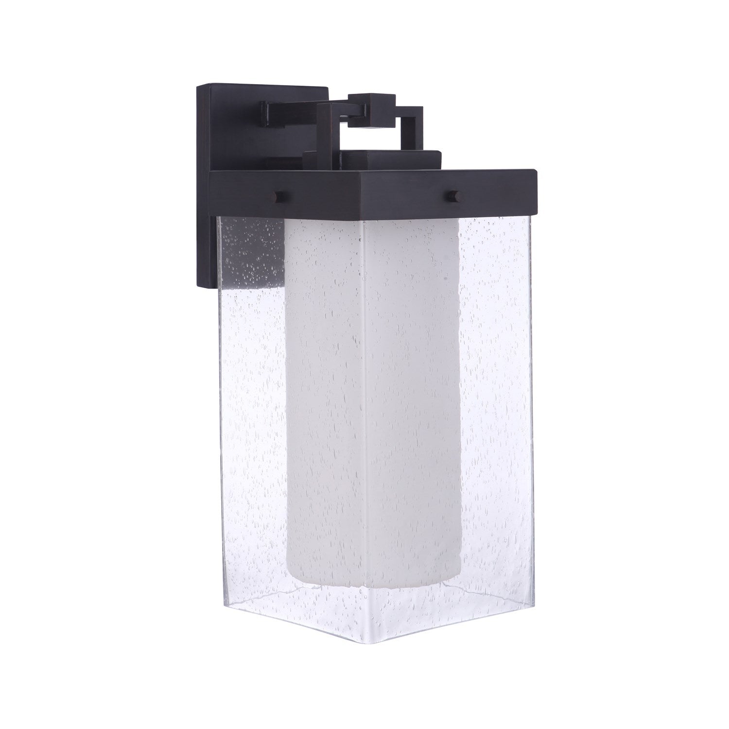 Hayner 1 Light Small Outdoor Wall Mount in Midnight by Craftmade