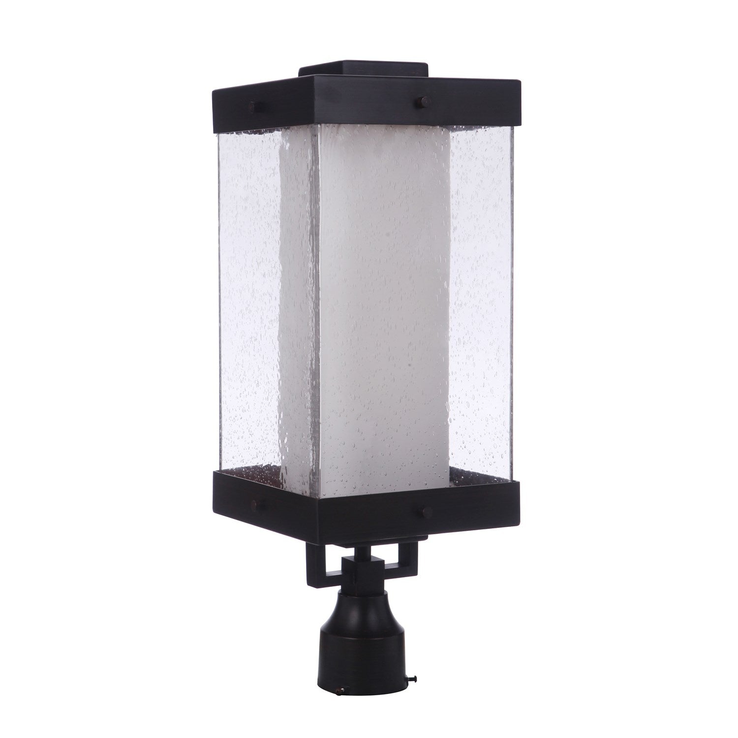 Hayner 1 Light Outdoor Post Mount in Midnight by Craftmade