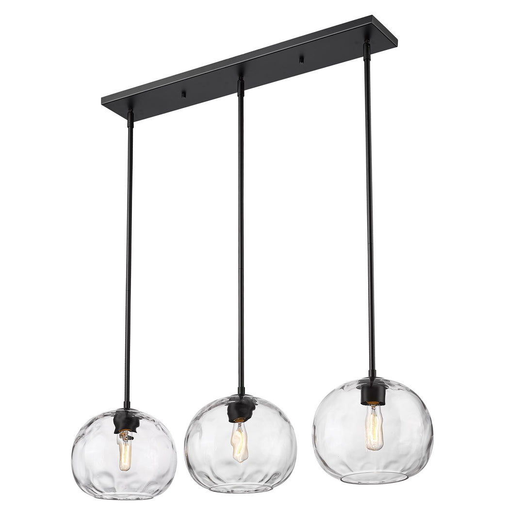 3 Light Linear Chandelier by Z-Lite