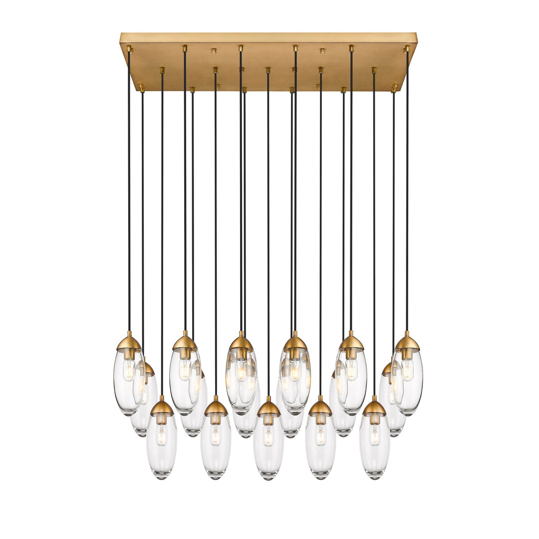 17 Light Linear Chandelier by Z-Lite