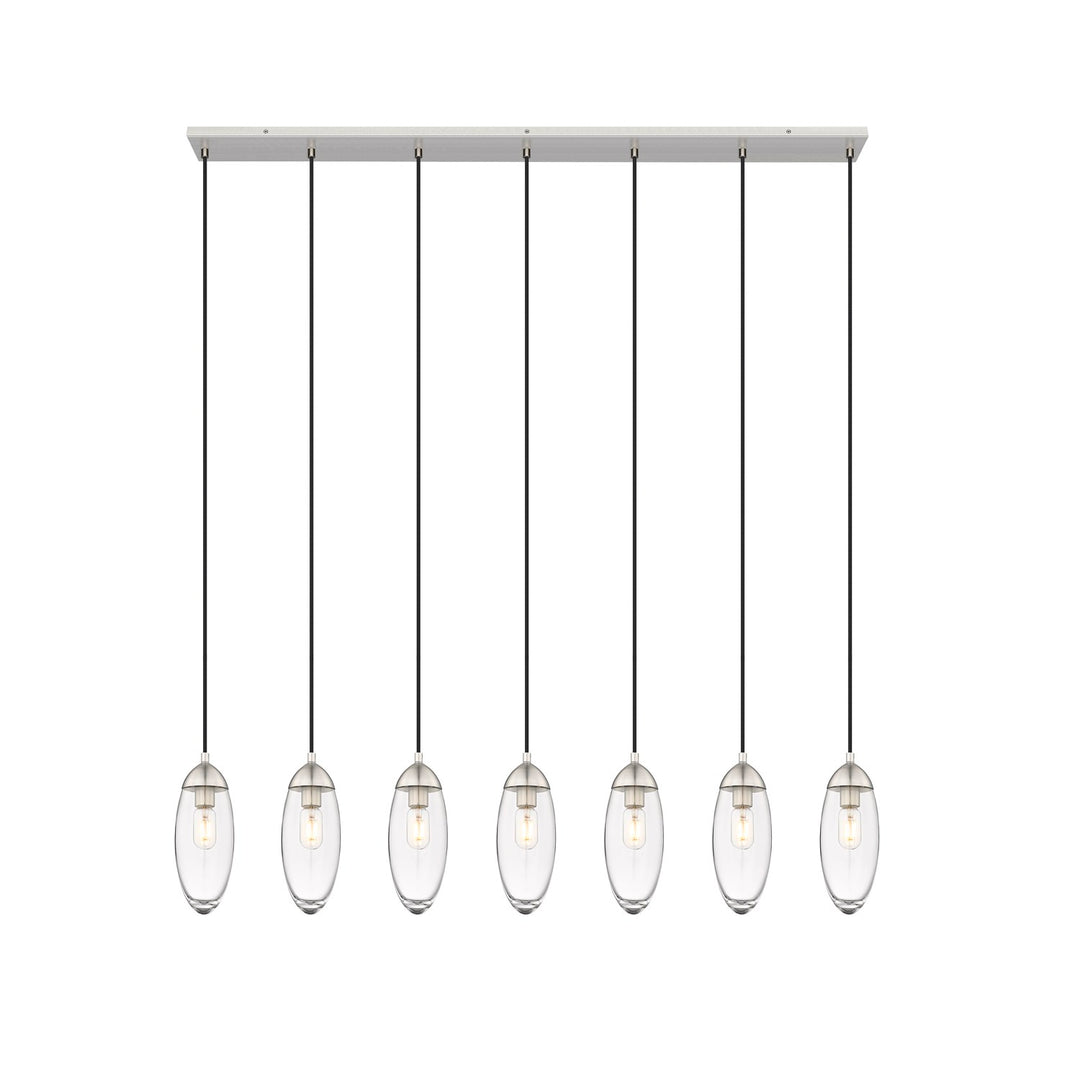 7 Light Linear Chandelier by Z-Lite