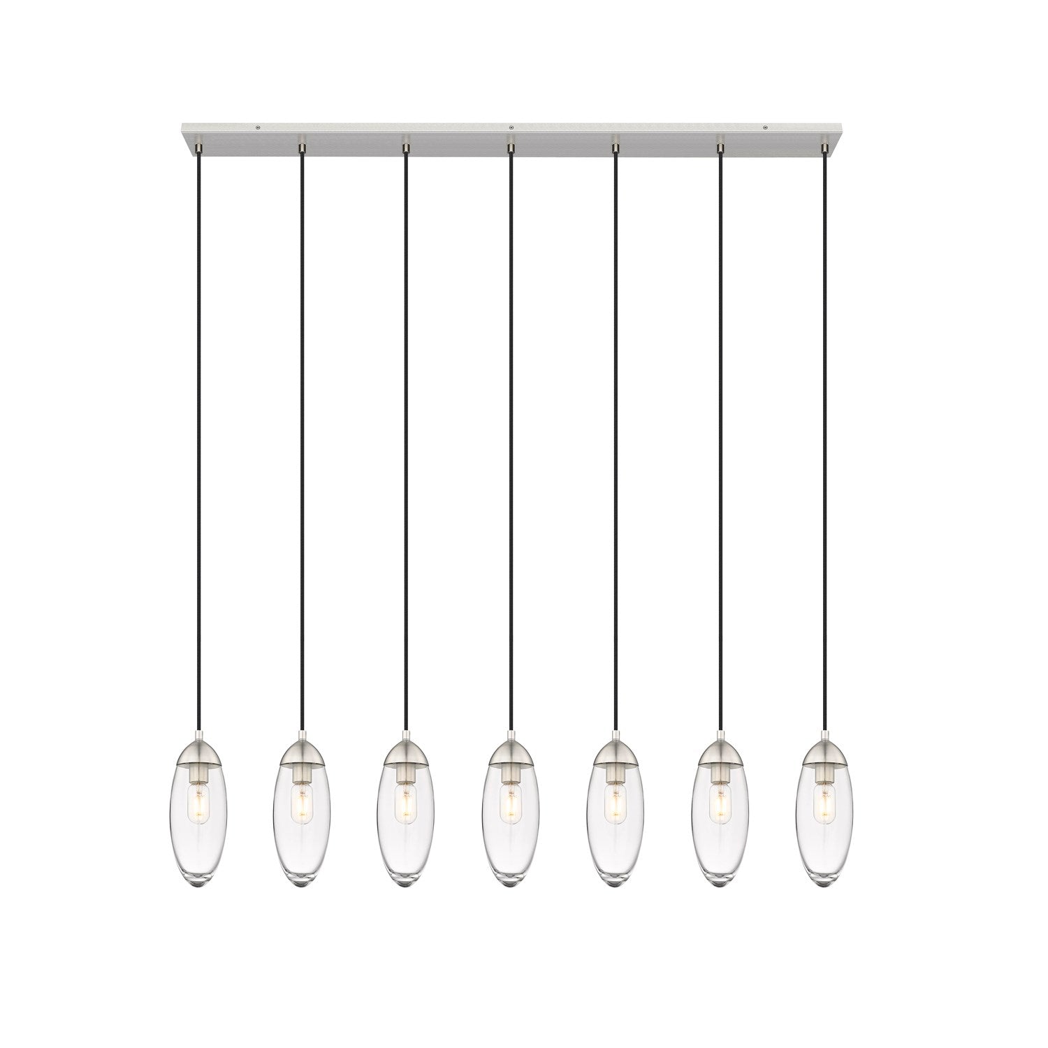 7 Light Linear Chandelier by Z-Lite