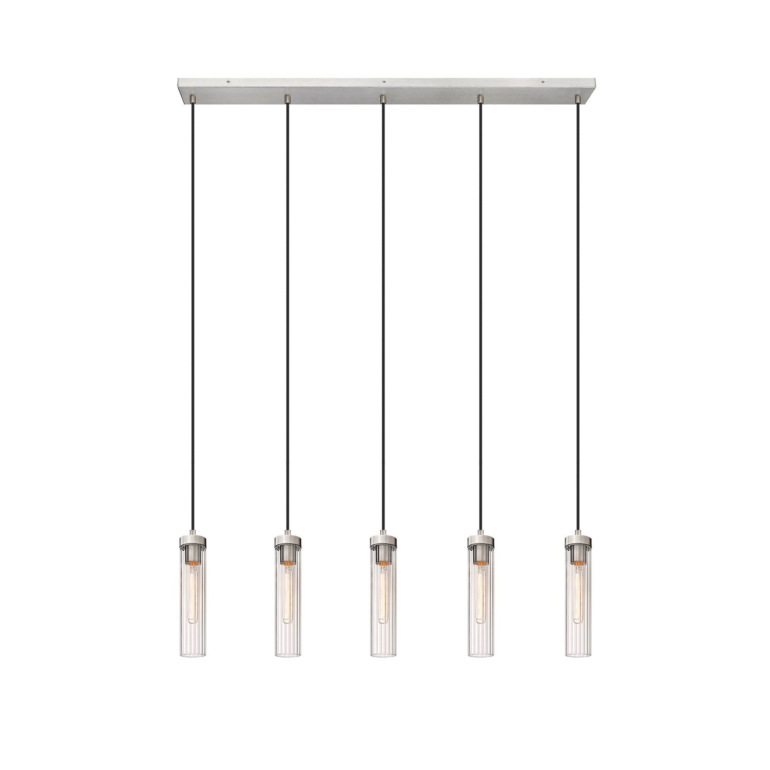 5 Light Linear Chandelier by Z-Lite