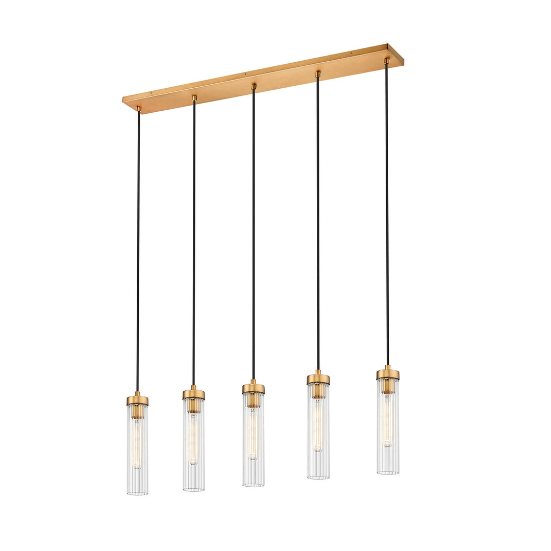 5 Light Linear Chandelier by Z-Lite