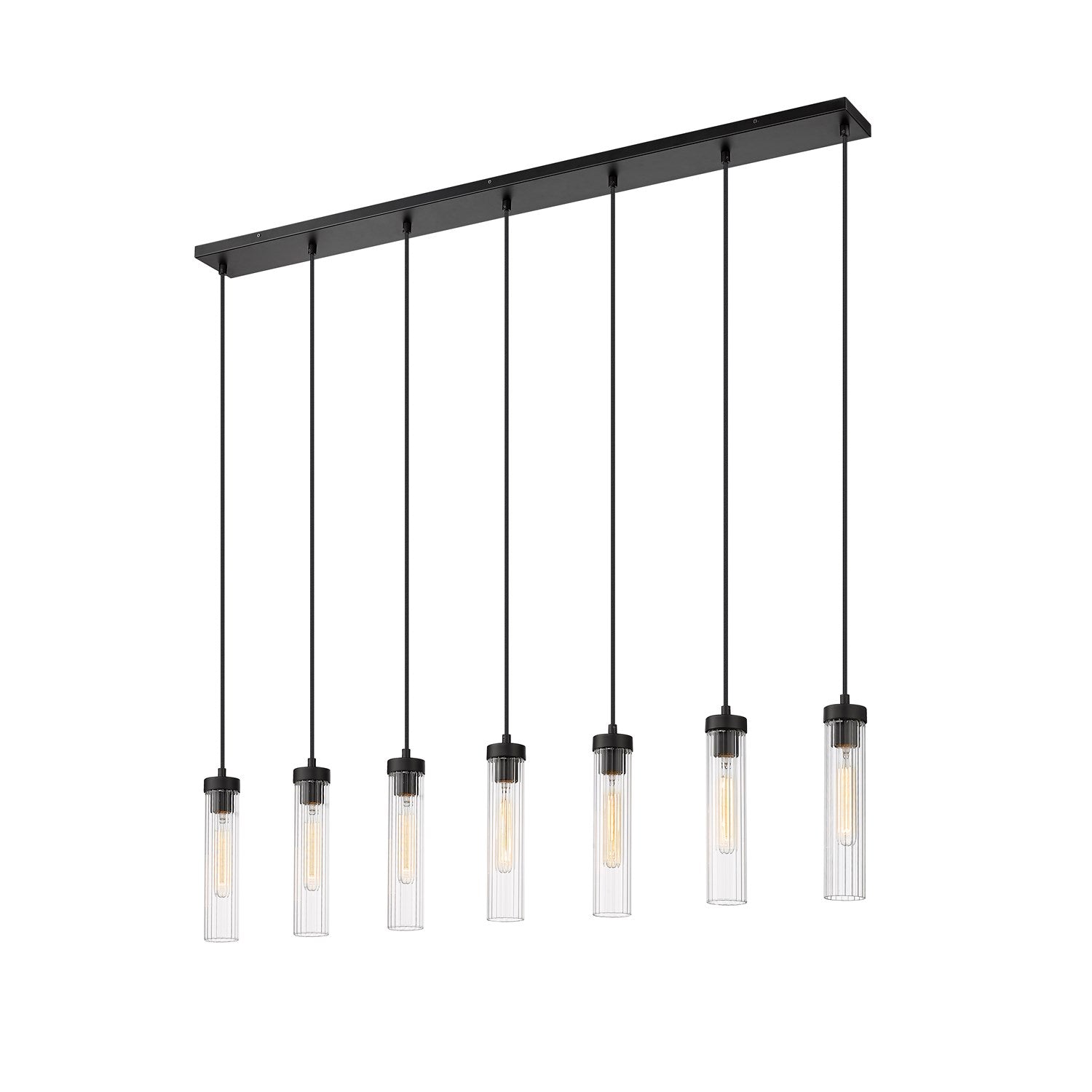7 Light Linear Chandelier by Z-Lite