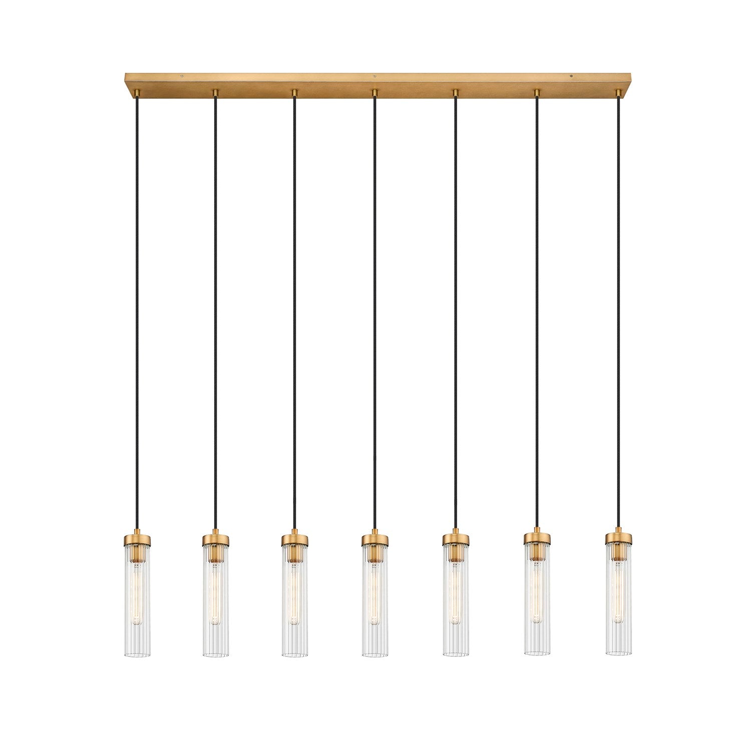 7 Light Linear Chandelier by Z-Lite