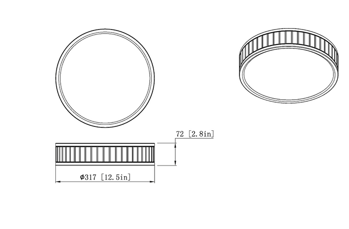 1 Light Flush Mount