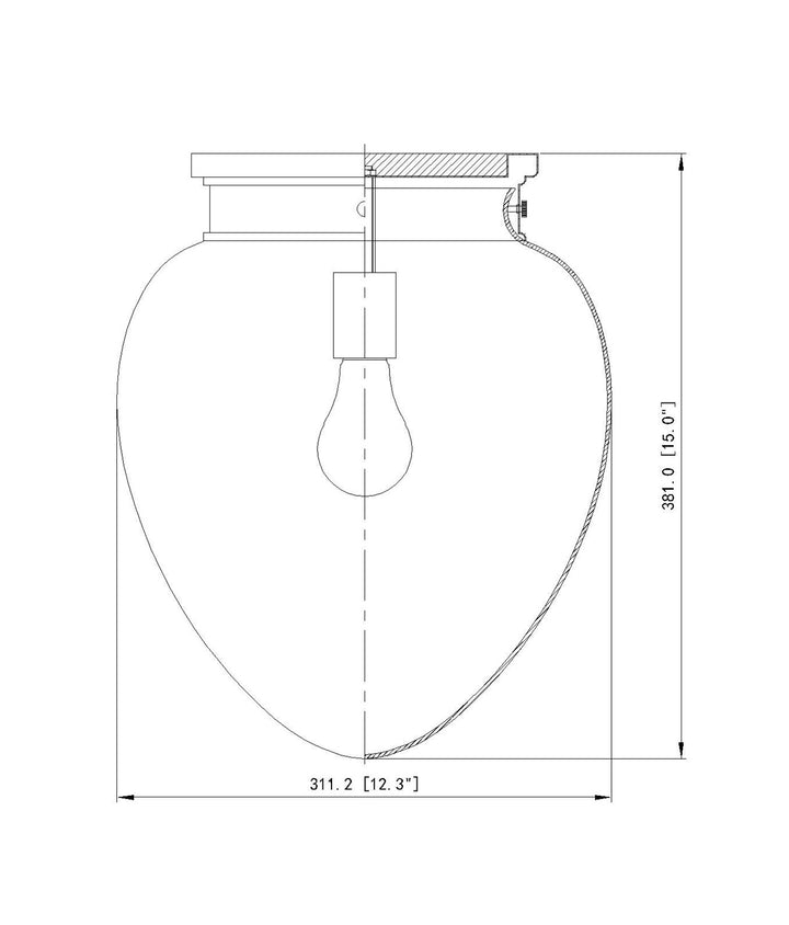 1 Light Flush Mount