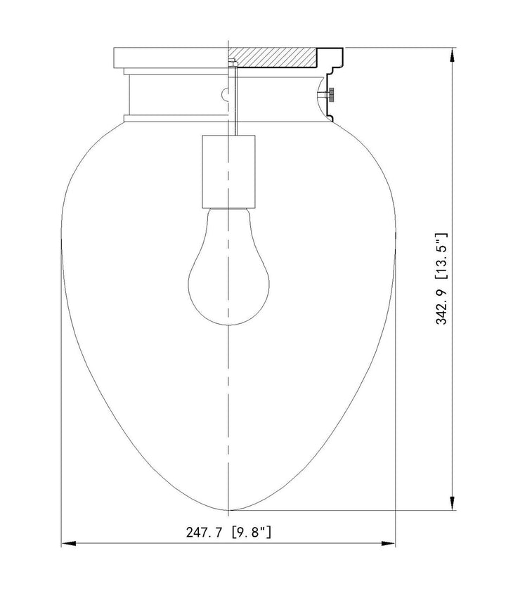 1 Light Flush Mount