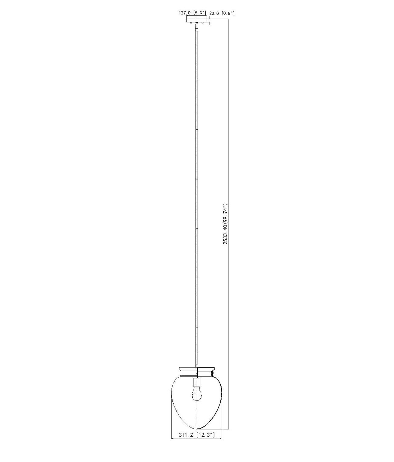 1 Light Pendant