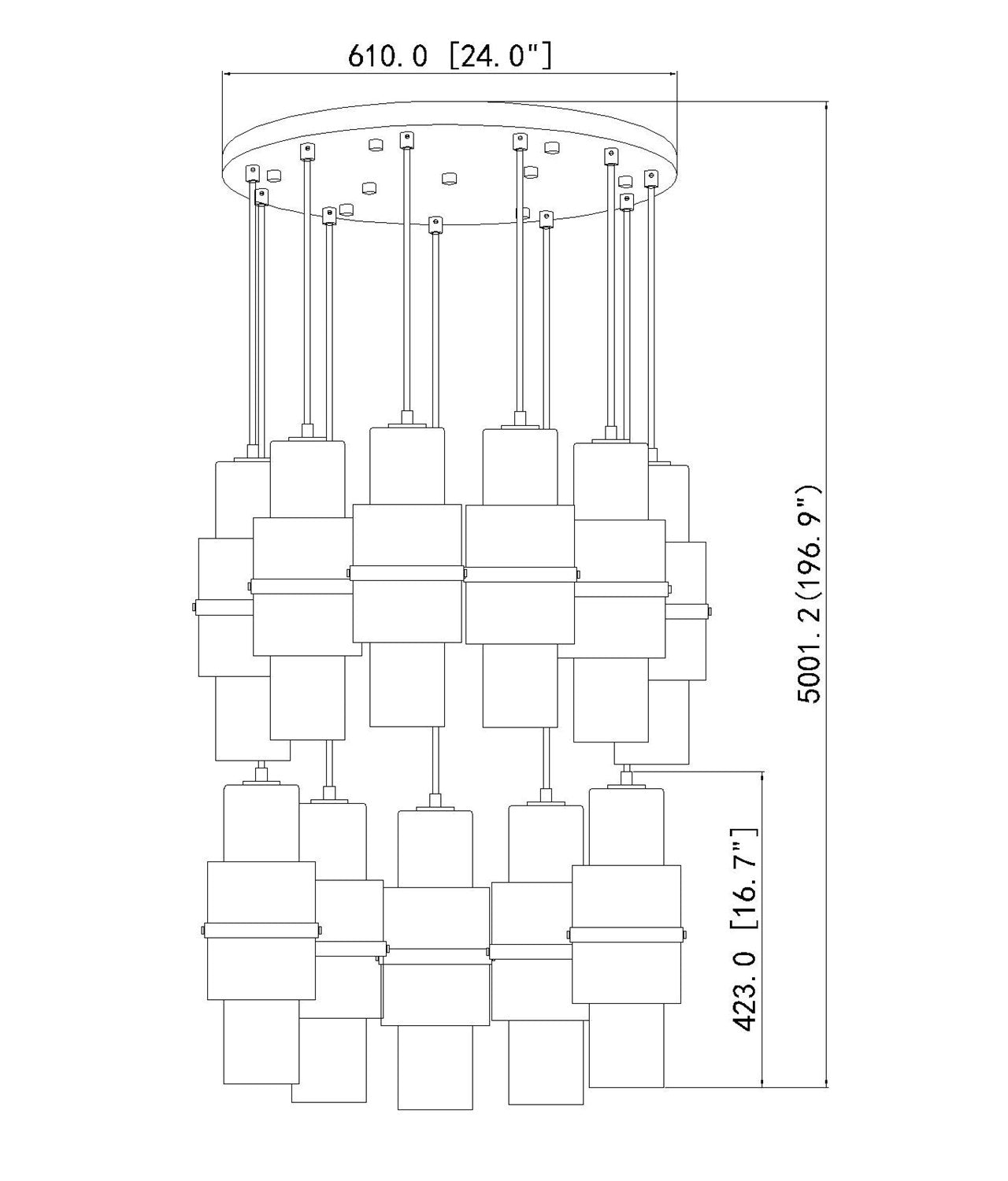 11 Light Chandelier