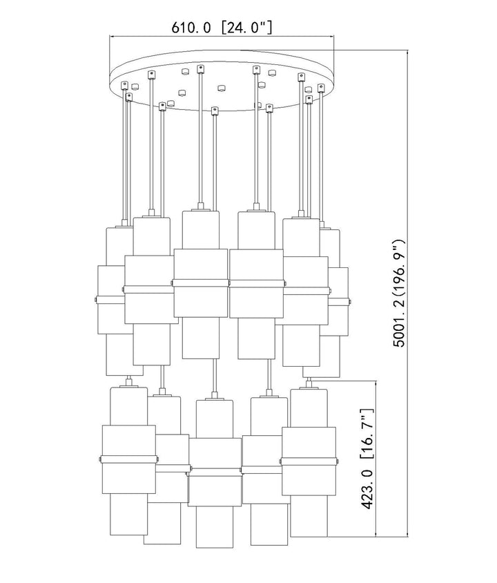 11 Light Chandelier