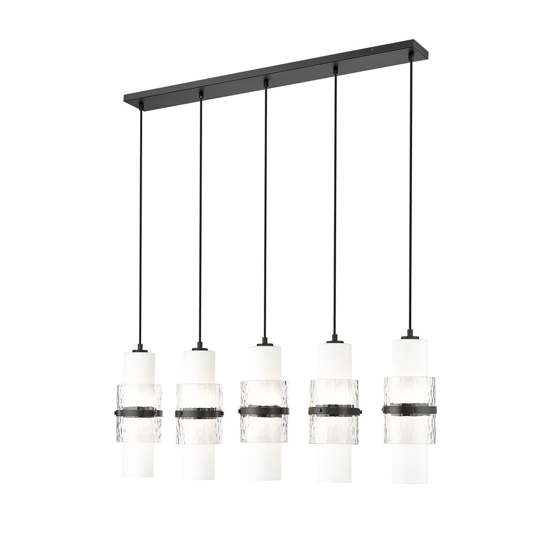 5 Light Linear Chandelier by Z-Lite