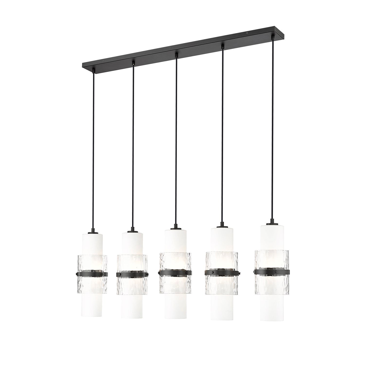 5 Light Linear Chandelier by Z-Lite