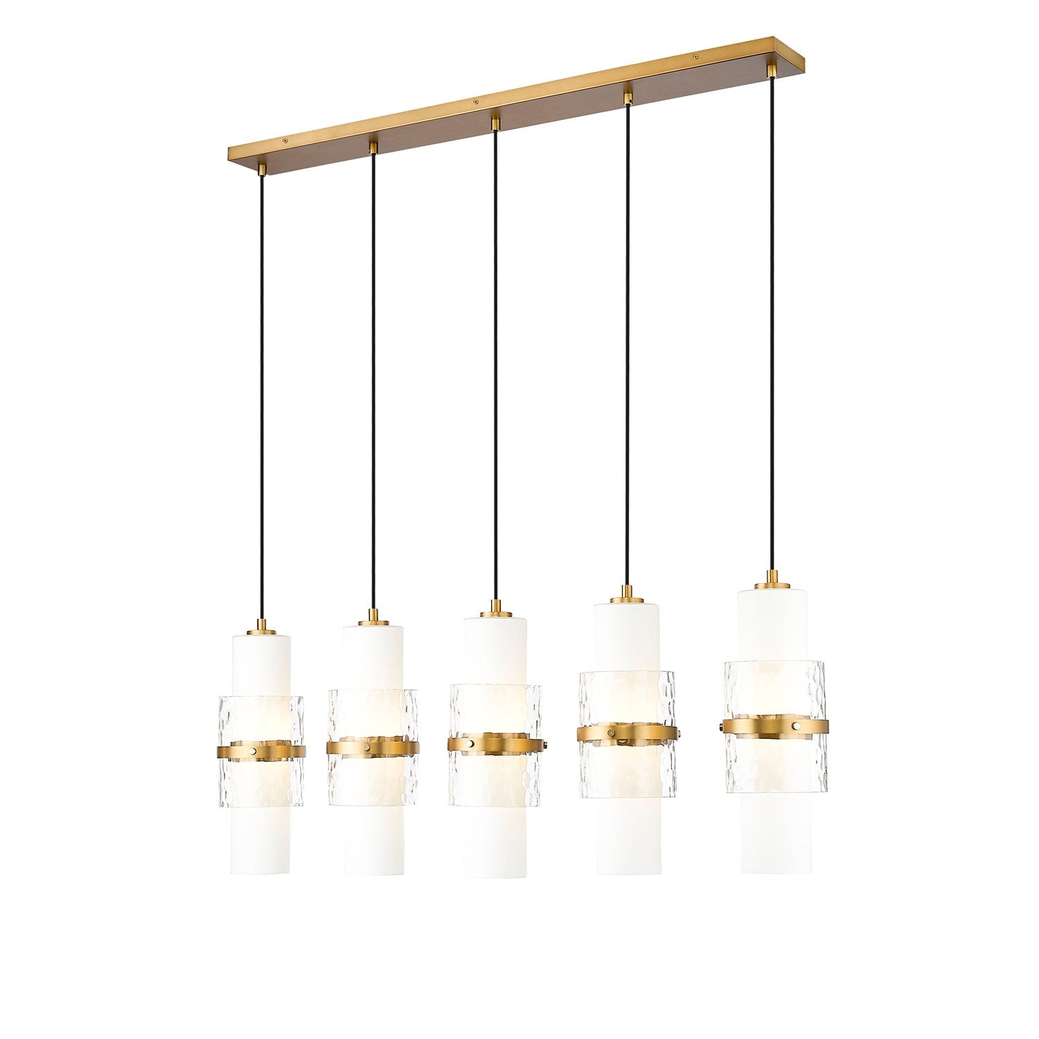 5 Light Linear Chandelier by Z-Lite