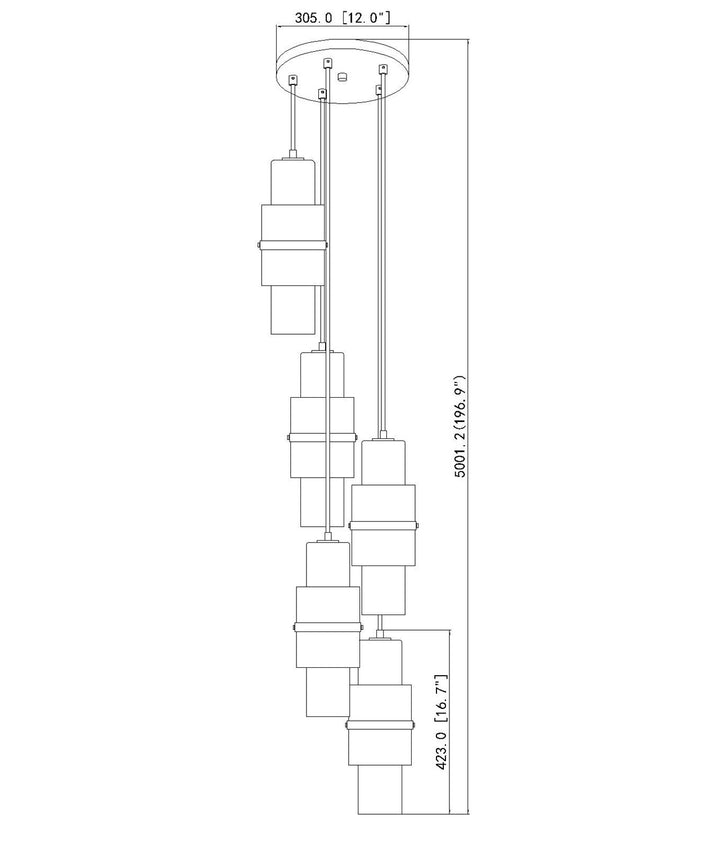 5 Light Chandelier