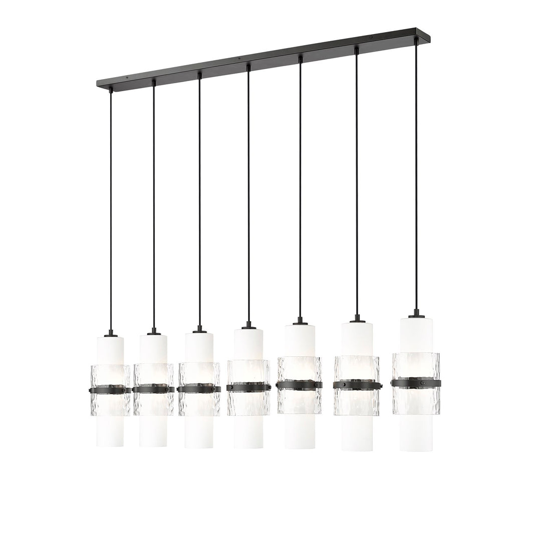 7 Light Linear Chandelier by Z-Lite