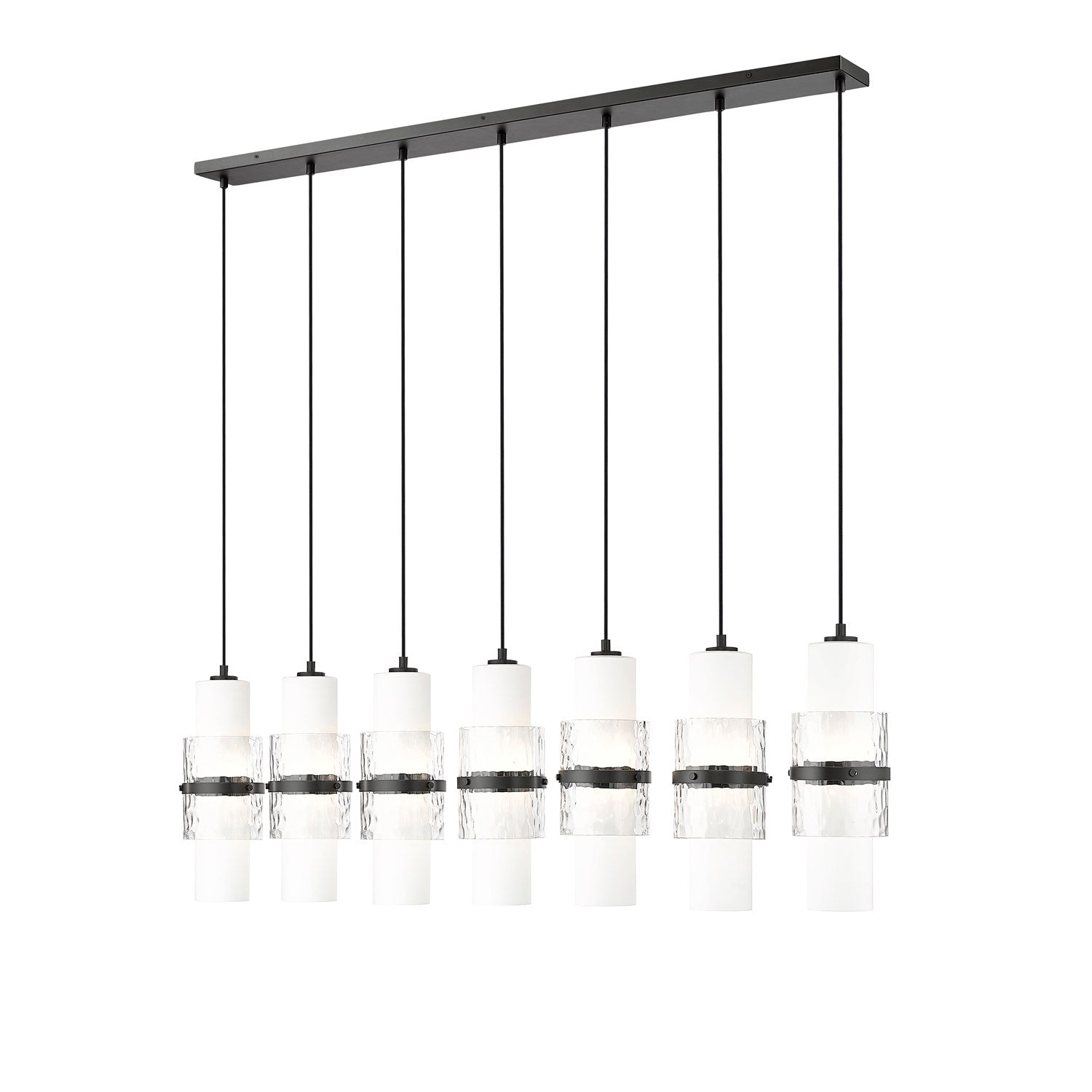 7 Light Linear Chandelier by Z-Lite
