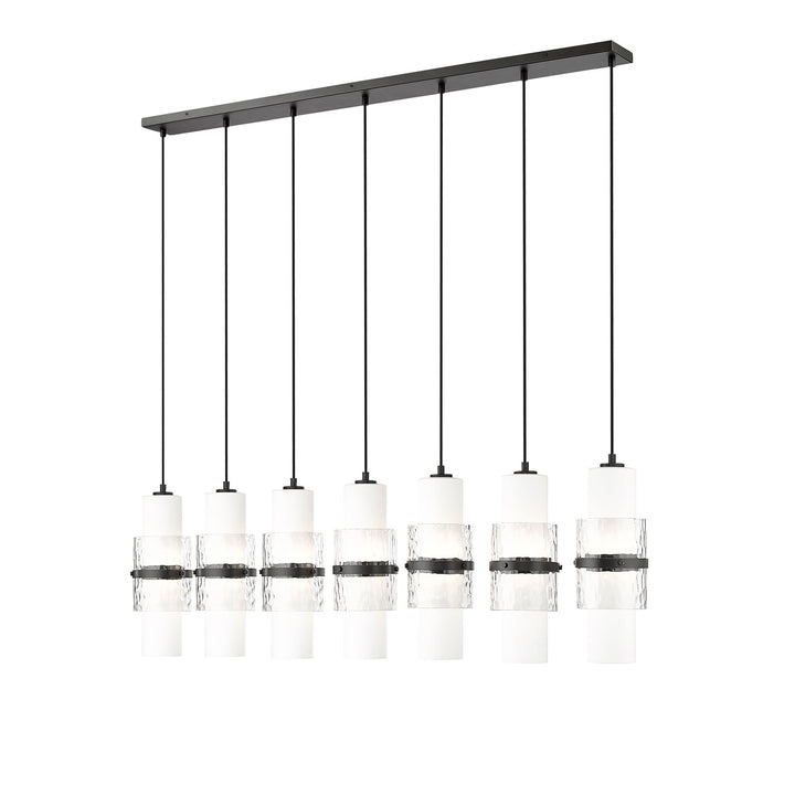 7 Light Linear Chandelier by Z-Lite