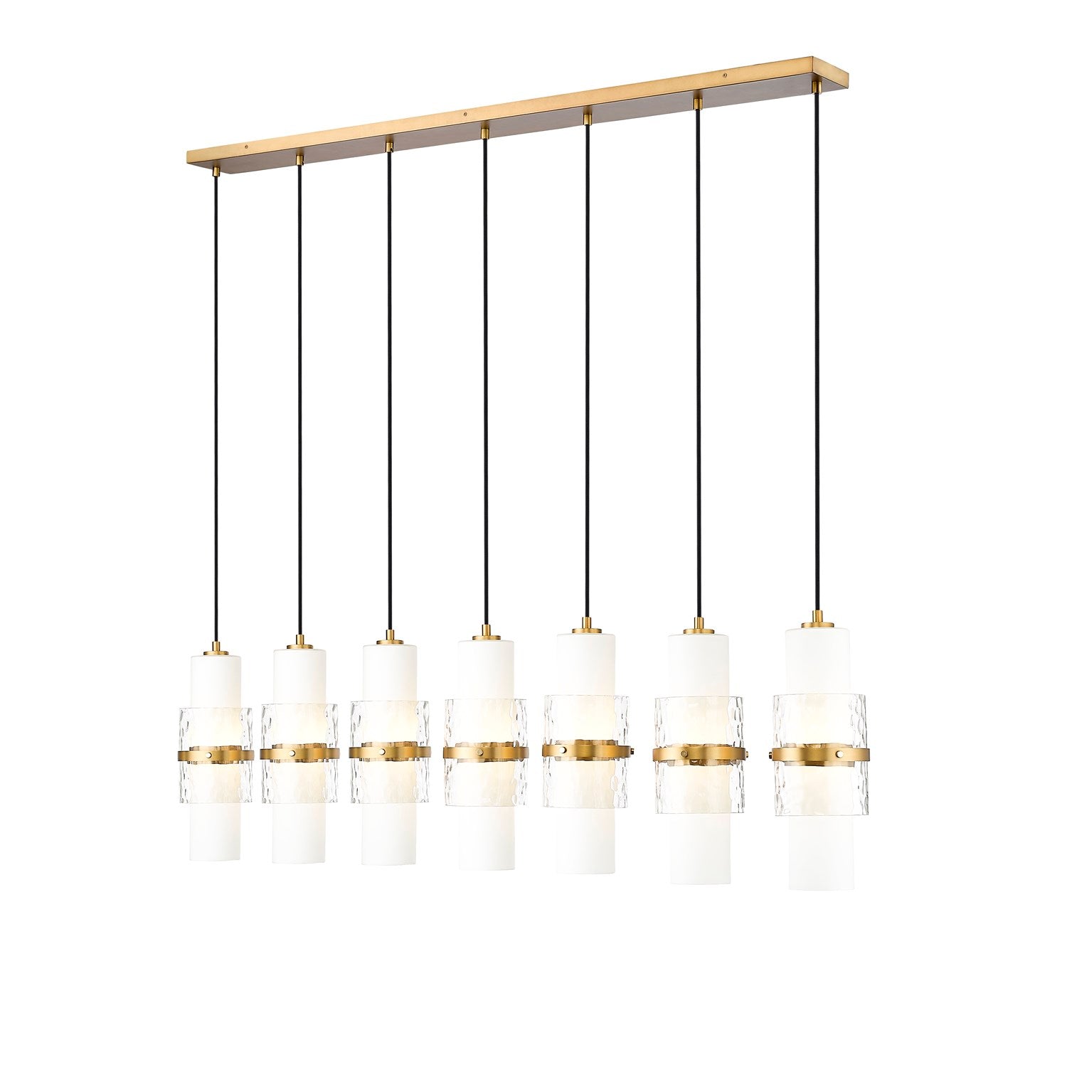 7 Light Linear Chandelier by Z-Lite