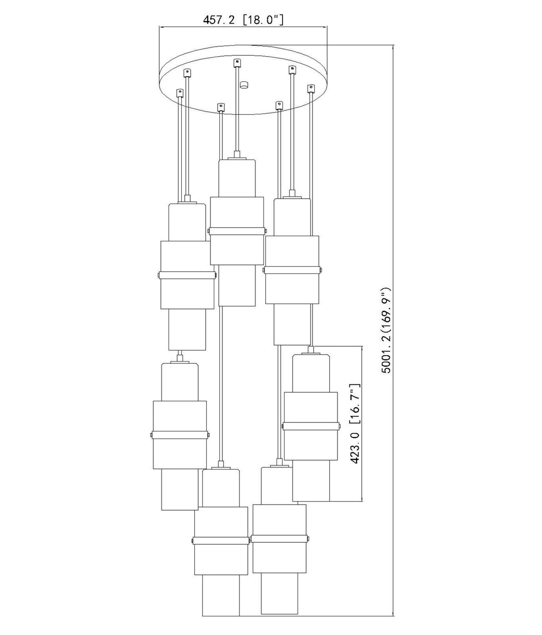 7 Light Chandelier
