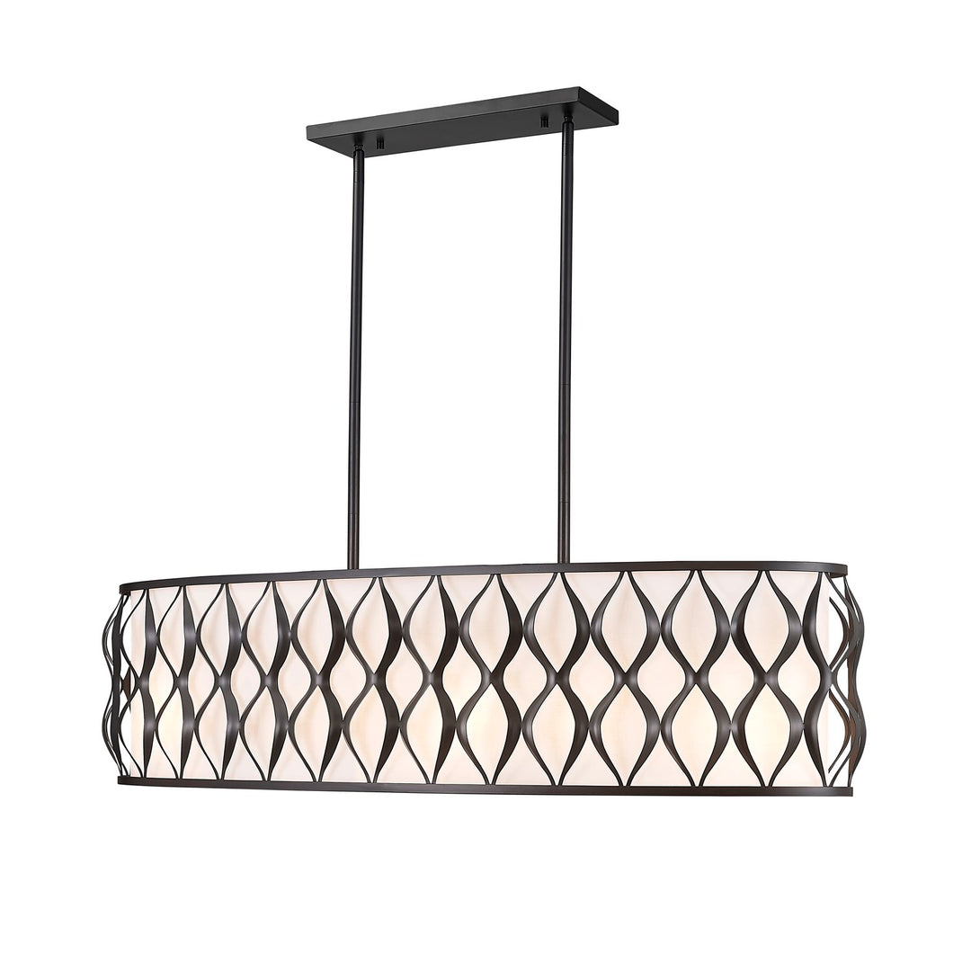 10 Light Linear Chandelier by Z-Lite