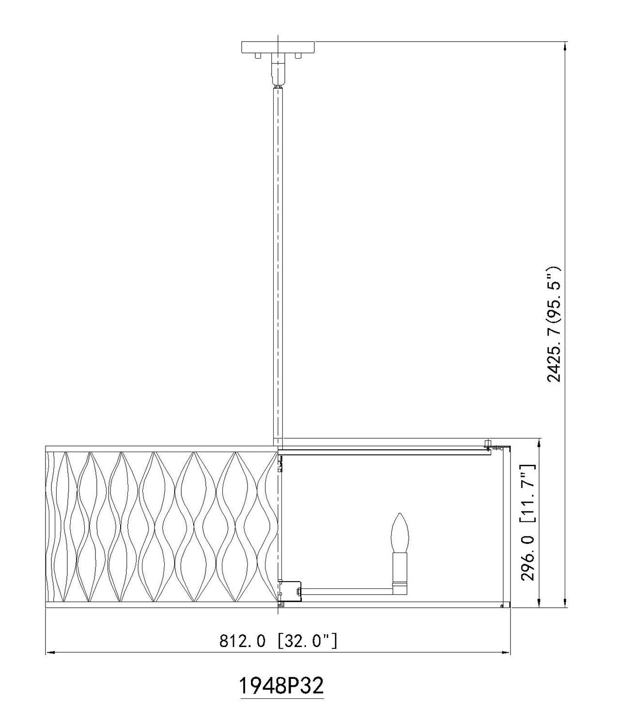 10 Light Pendant