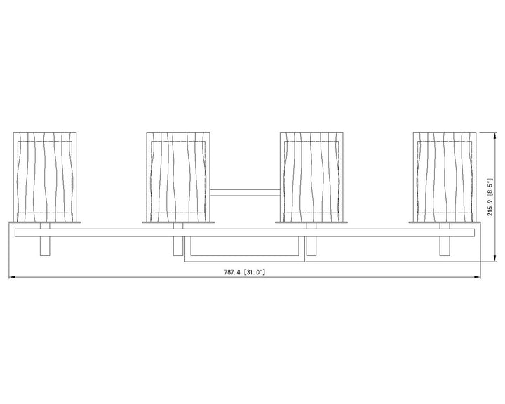 4 Light Vanity