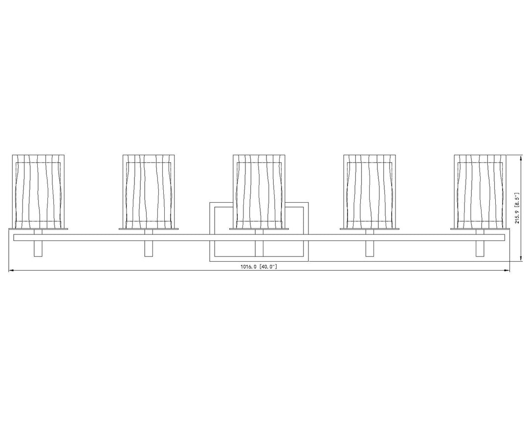 5 Light Vanity