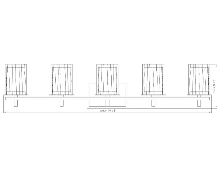 5 Light Vanity