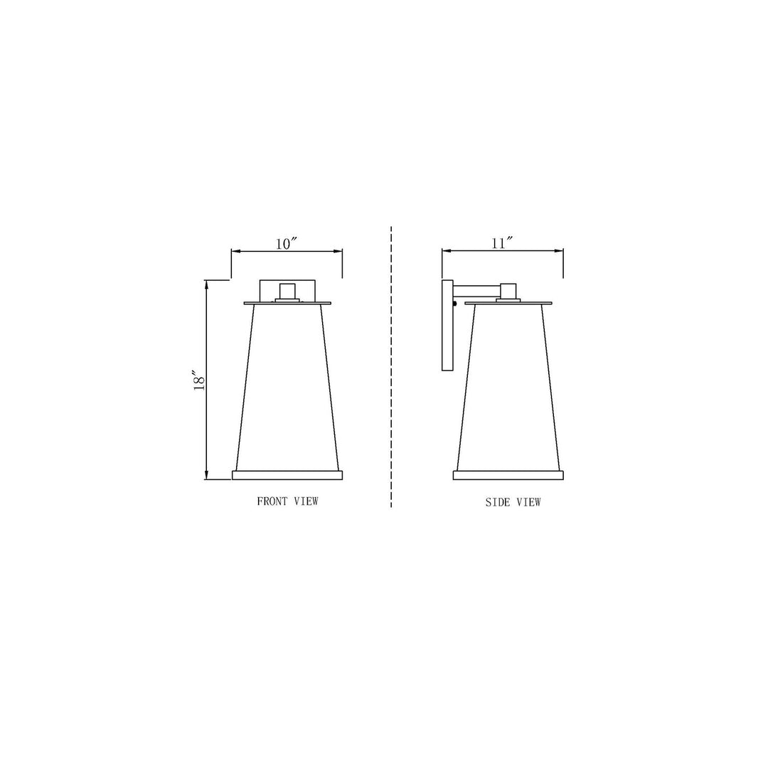 1 Light Outdoor Wall Light