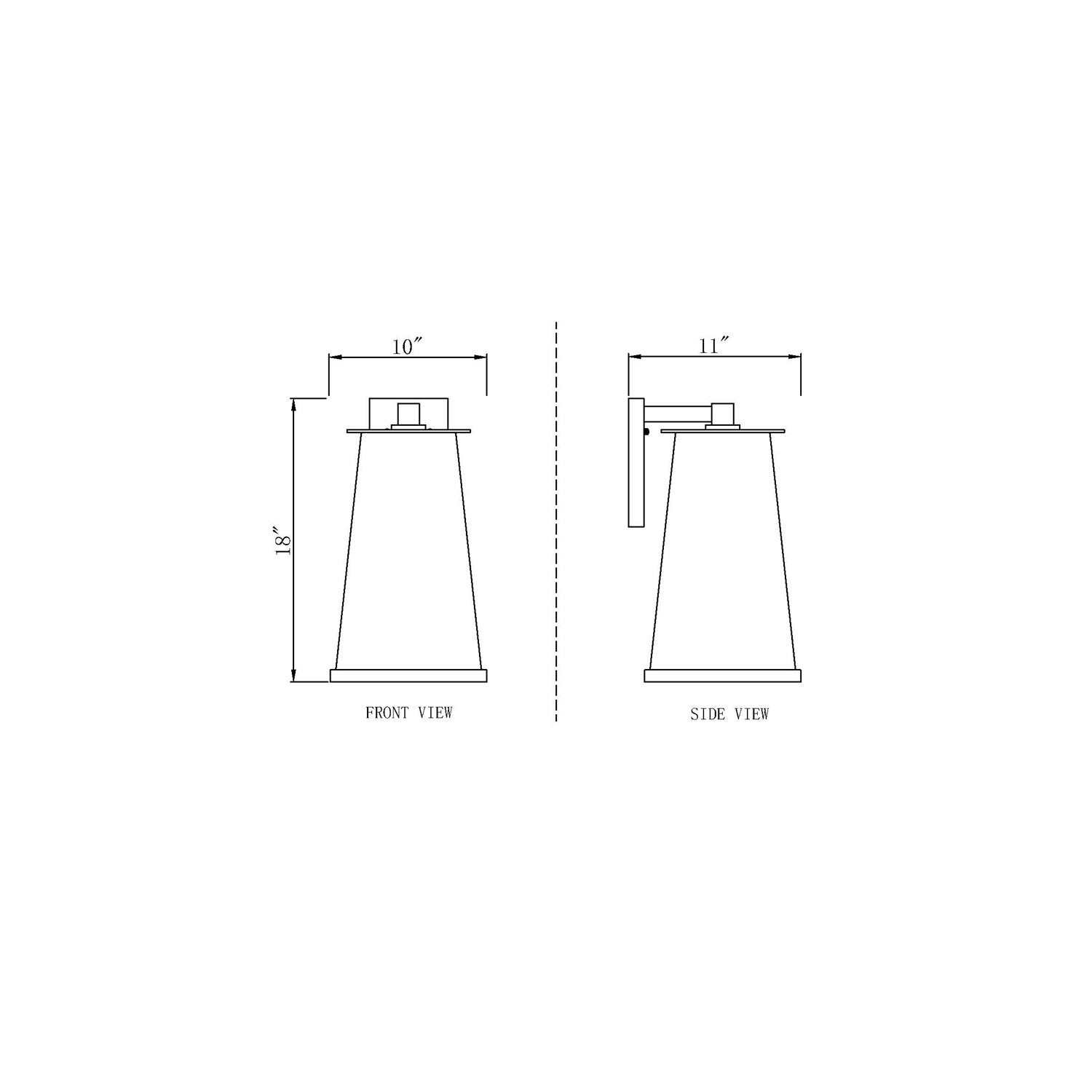 1 Light Outdoor Wall Light