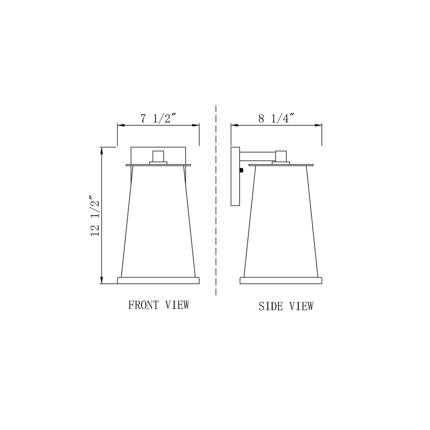 1 Light Outdoor Wall Light