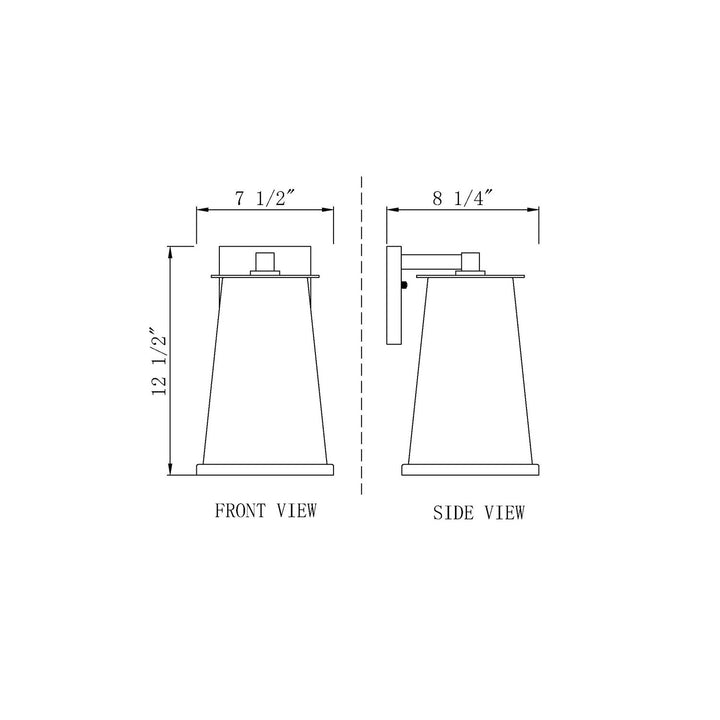 1 Light Outdoor Wall Light