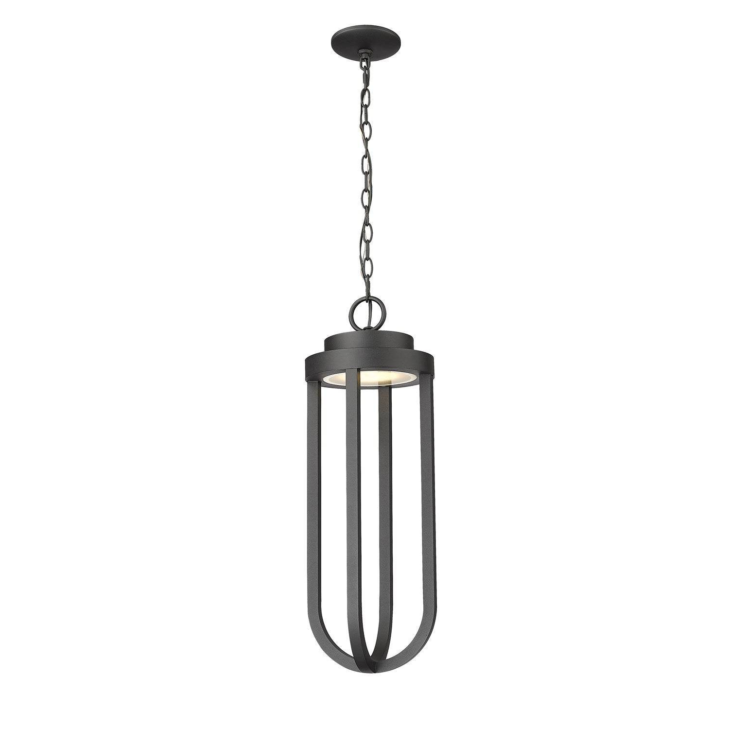 1 Light Outdoor Chain Mount Ceiling Fixture by Z-Lite