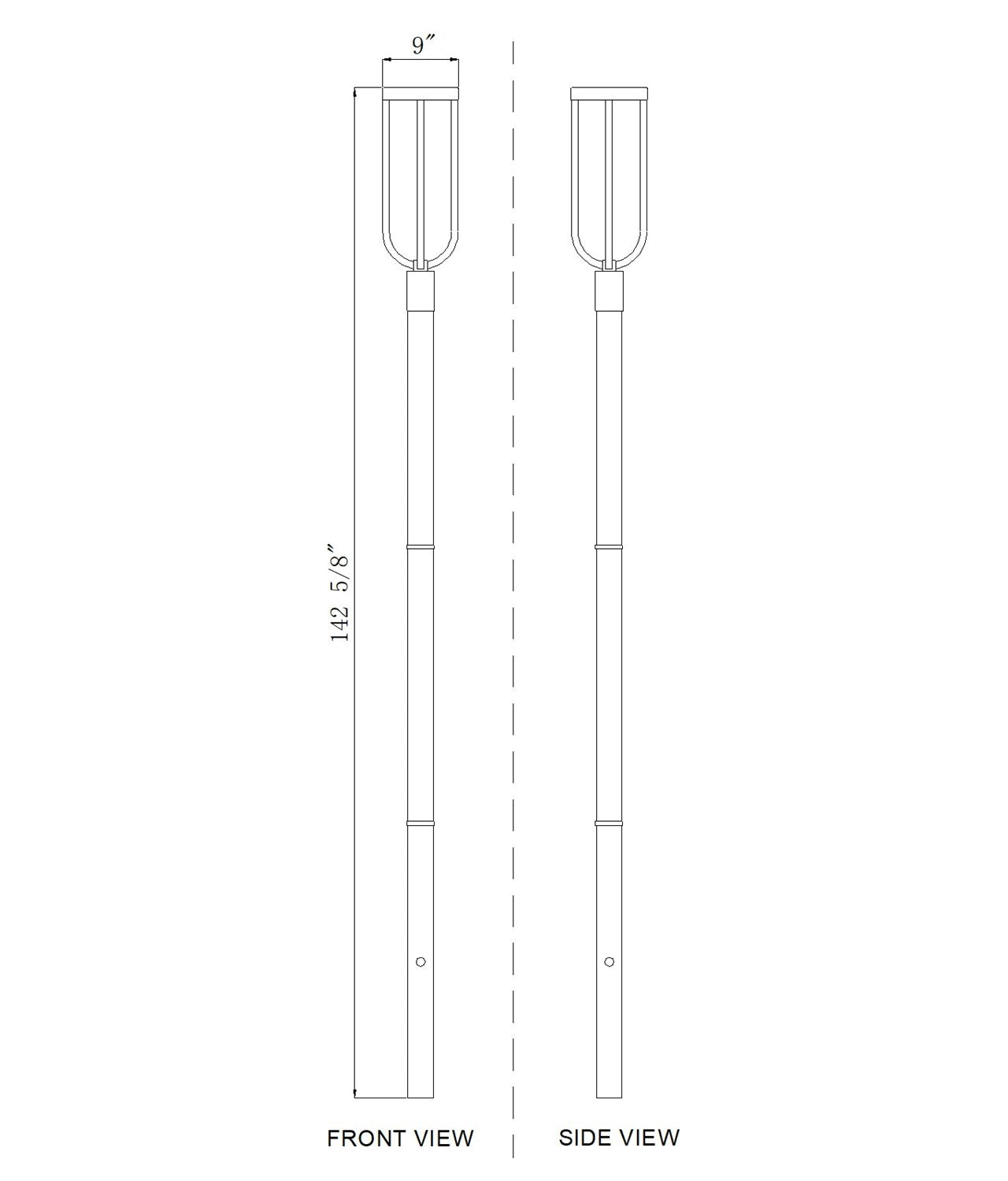 1 Light Outdoor Post Mounted Fixture