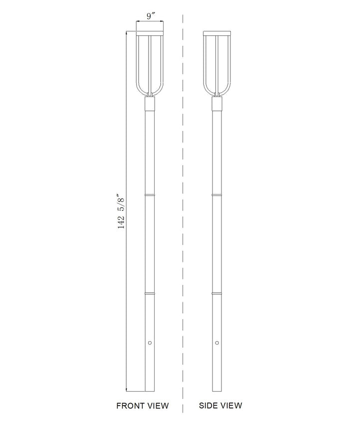 1 Light Outdoor Post Mounted Fixture