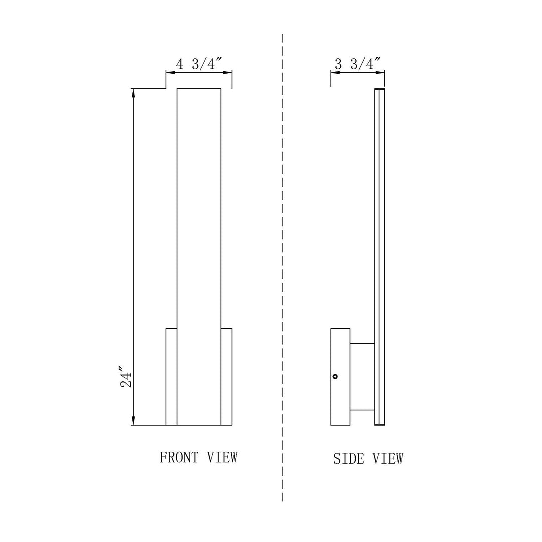 2 Light Outdoor Wall Light